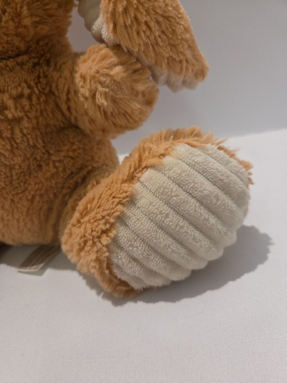 Spark Create Imagine Brown Plush Rabbit Crinkle Feet Rattle Easter - Picture 4 of 9
